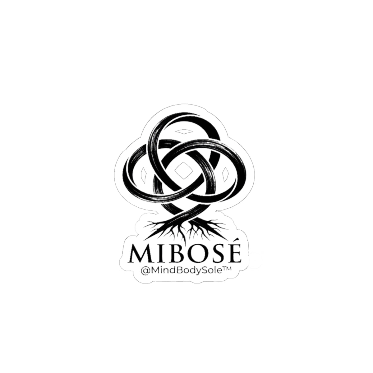 Sticker — MIBOSÉ MindBodySole Logo Kiss-Cut Deco Sticker