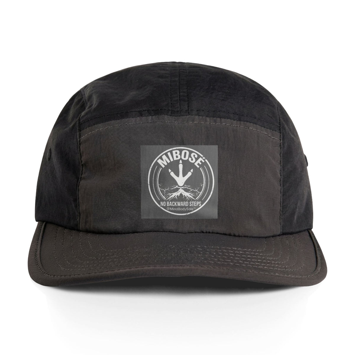 Nylon Two-Tone Cap — Mibose Anchor Patch Casual Outdoor Hat